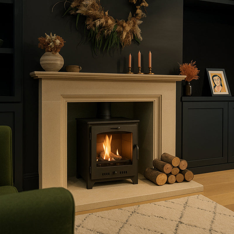 The Malvern bio fireplace In action!