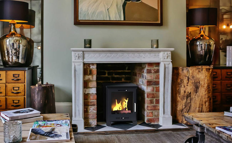 The Malvern bio ethanol fireplace In action!
