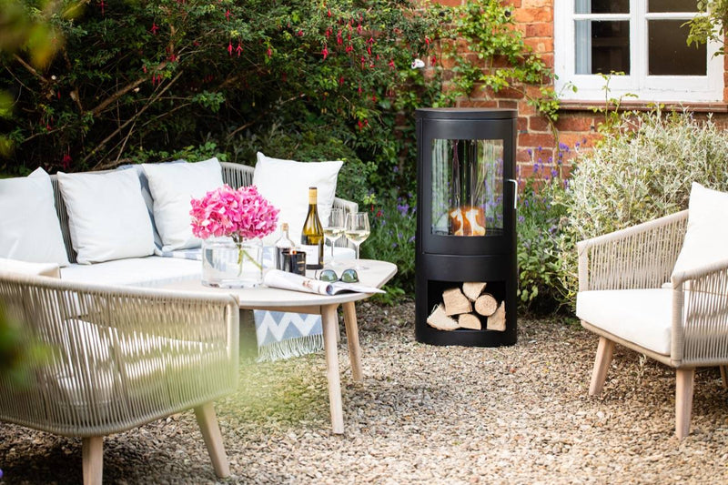 Outdoor bioethanol fireplace