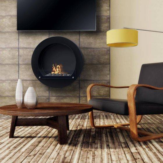 Wall Mounted Ethanol Fireplace Bioethanol Heater Stove Fire with