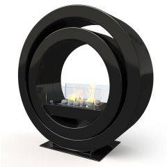 Globus Black  Bio Ethanol Fireplace - Imaginfires 