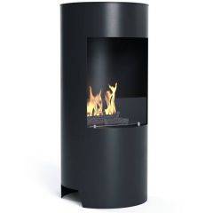 Stow Black Bio Ethanol Fireplace - Imaginfires 