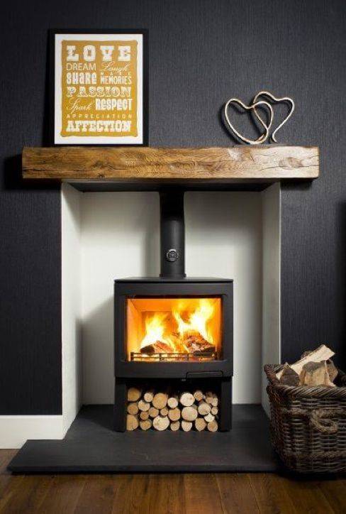 13 Wood Stove Decor Ideas for Your Home  Wood stove decor, Wood stove  fireplace, Stove decor