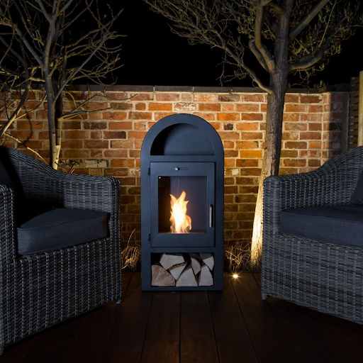 outdoor bio fireplace