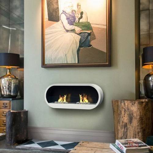wall mounted fireplace hearth