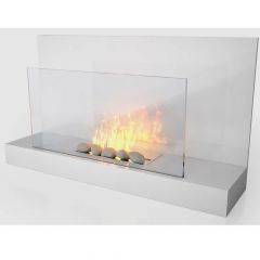 Alden White Bioethanol Fireplace-Imaginfires 