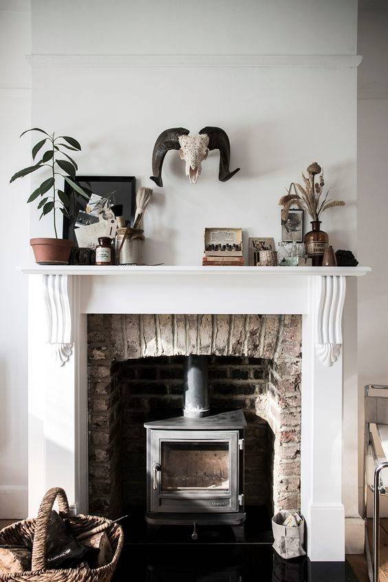 fireplace living room decor wood burner stove stoves burning around victorian log small woodburner ahern abigail sfgirlbybay poirot decorate reads