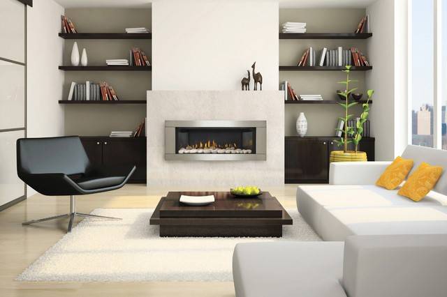 10 Decorating Ideas For Wall Mounted, Gas Fireplace With Shelves On Both Sides